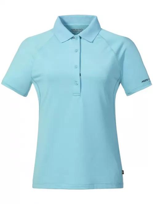 Musto Evo Sunblock Ss Polo 2.0 Fw női galléros póló kék színben 2