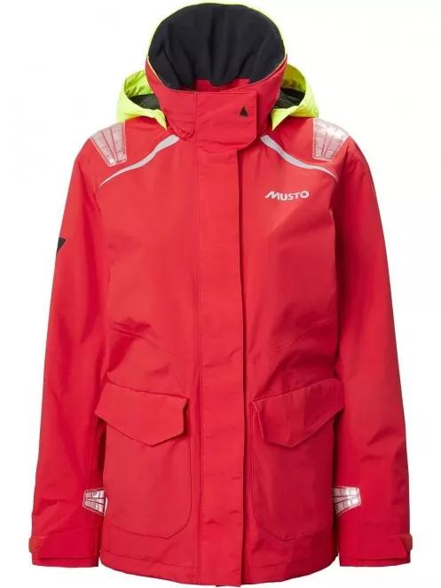 Musto Br1 Inshore Jkt  Fw női vitorlás kabát piros színben 7