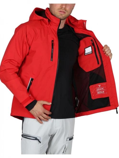 Musto Sardinia Jkt 2.0 férfi vitorlás kabát piros színben 8