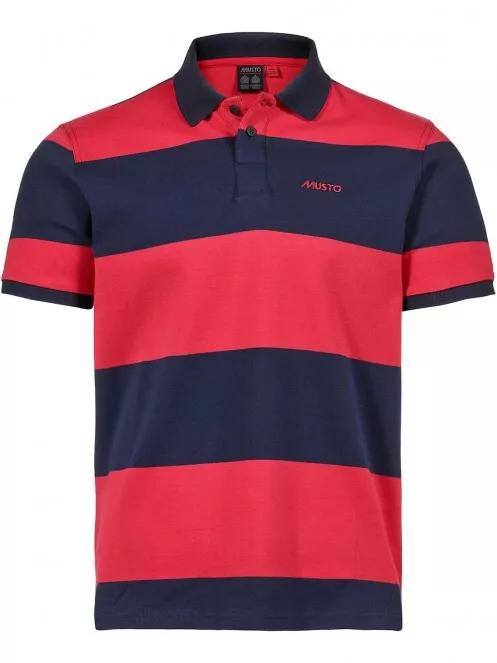 Musto Marina Polo férfi galléros póló piros színben 2