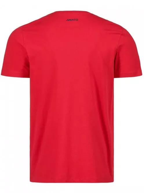 Musto Ocean Born Ss Tee férfi rövid ujjú póló piros színben 3