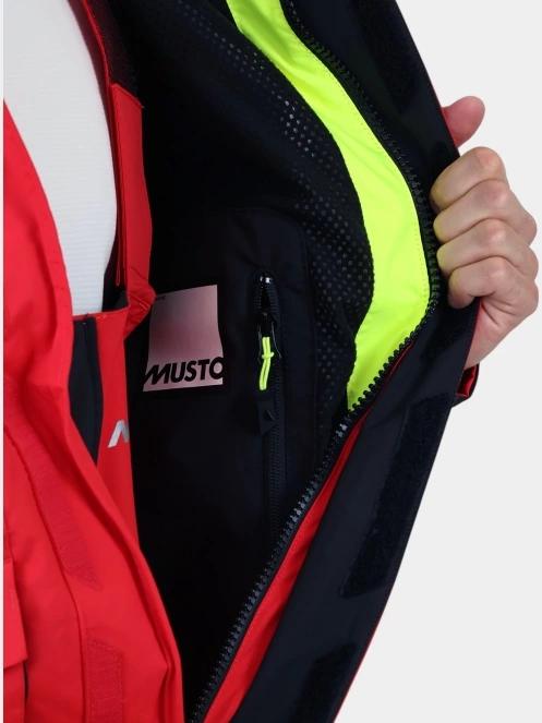 Musto Br2 Offshore Jkt 2.0 férfi vitorlás kabát piros színben 11