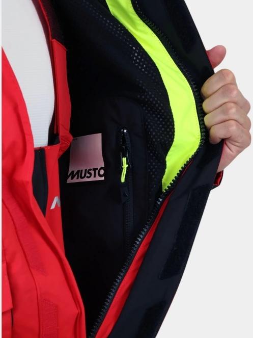 Musto BR2 Offshore Jkt 2.0 férfi vitorlás kabát piros színben 11