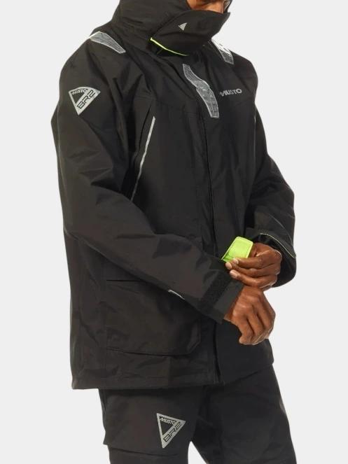 Musto BR2 Offshore Jkt 2.0 férfi vitorlás kabát fekete színben 3