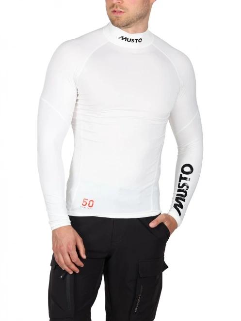 Musto Champ Ls Rash Guard férfi hosszú ujjú lycra fehér színben 2