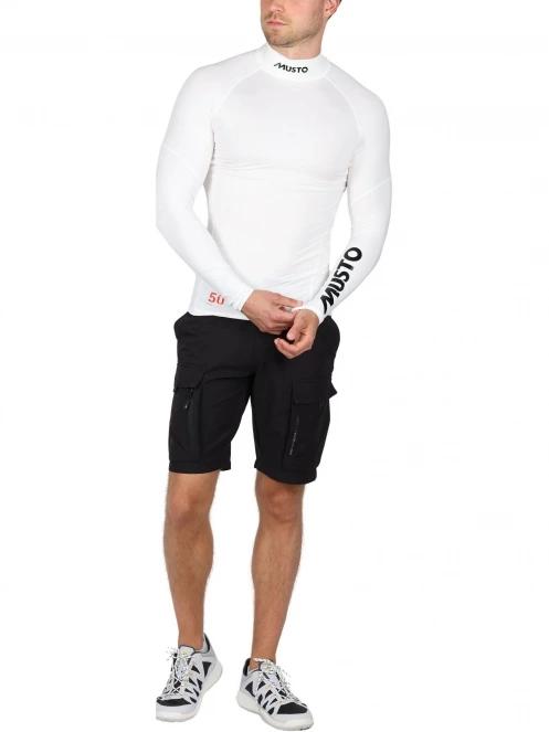 Musto Champ Ls Rash Guard férfi hosszú ujjú lycra fehér színben 4