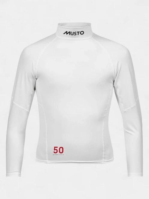 Musto Jr Champ Rash Guard hosszú ujjú lycra fehér színben 2