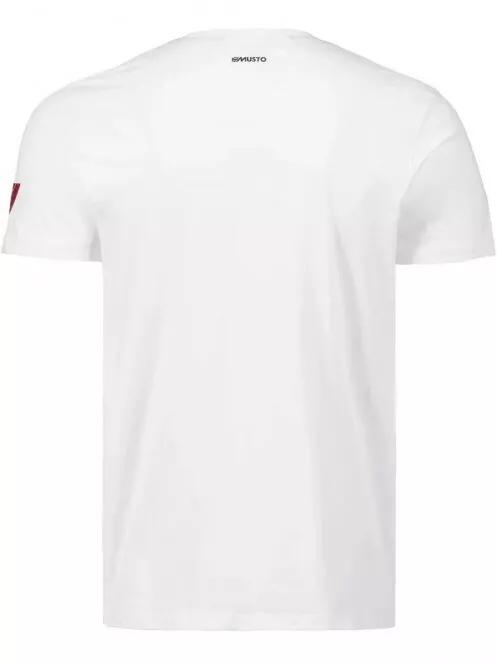 Musto Marina Musto Logo Tee férfi rövid ujjú póló fehér színben 3