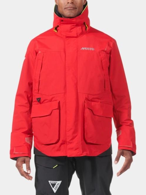 Musto M BR1 Channel Jkt férfi vitorlás kabát piros színben 2