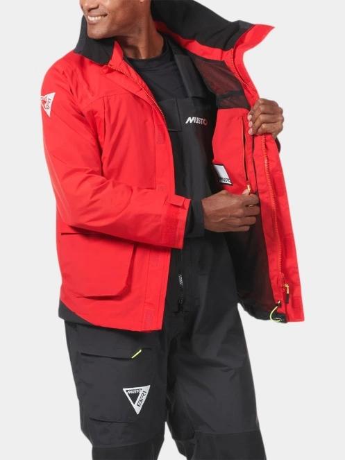 Musto M BR1 Channel Jkt férfi vitorlás kabát piros színben 5