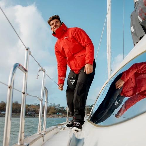 Musto M BR1 Channel Jkt férfi vitorlás kabát piros színben 7