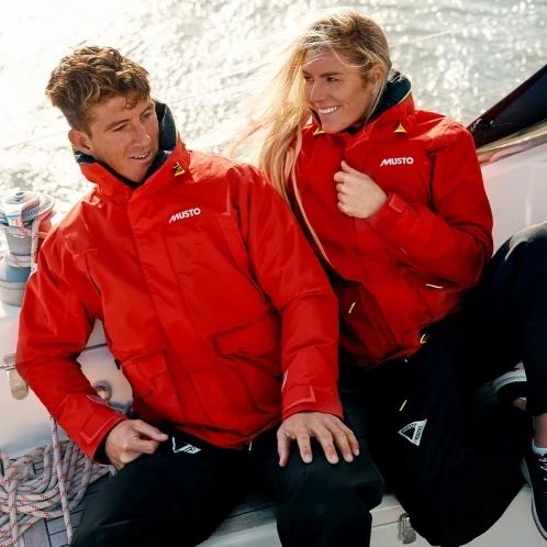 Musto M BR1 Channel Jkt férfi vitorlás kabát piros színben 8
