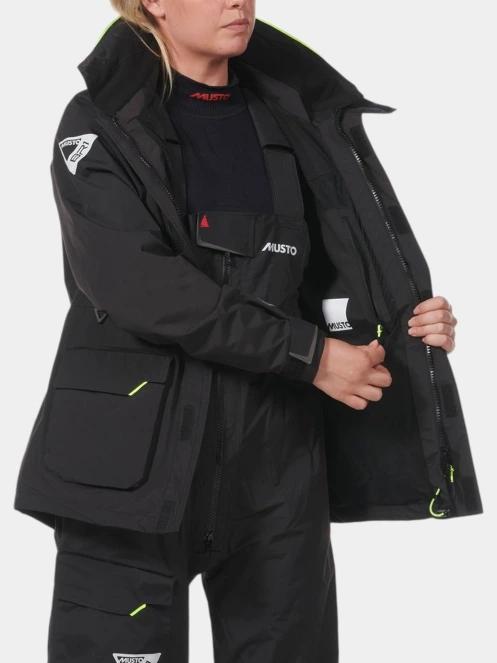 Musto W Br1 Channel Jkt női vitorlás kabát fekete színben 7