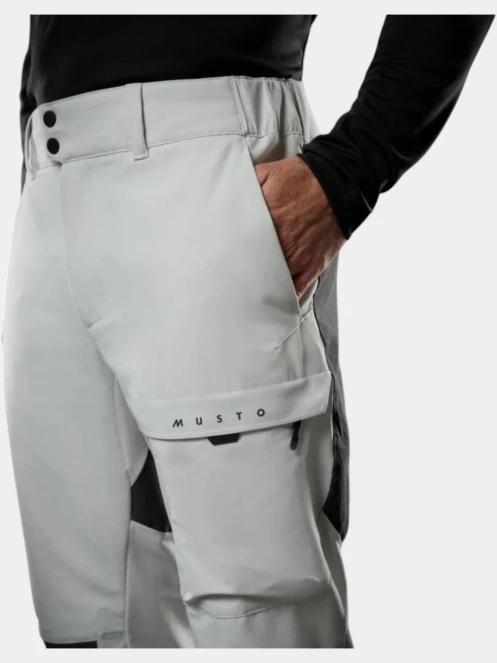 Musto M Evo Perf Stretch T férfi vitorlás nadrág szürke színben 4