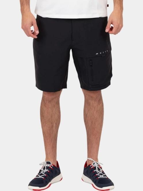 Musto M Evo Deck Stretch Short férfi vitorlás rövidnadrág fekete színben 2