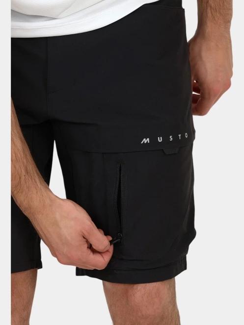 Musto M Evo Deck Stretch Short férfi vitorlás rövidnadrág fekete színben 6