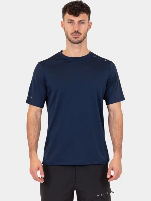 Musto M Evo Crew Sunblock férfi rövid ujjú sport póló sötétkék színben 2