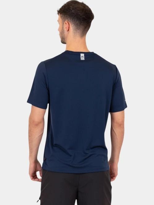 Musto M Evo Crew Sunblock férfi rövid ujjú sport póló sötétkék színben 4