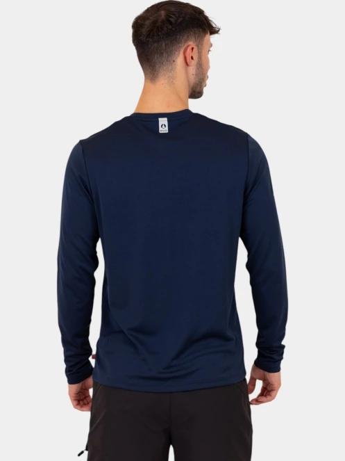 Musto M Evo Crew Sunblock Ls Tee férfi hosszú ujjú sport póló sötétkék színben 4