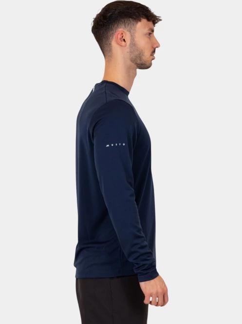 Musto M Evo Crew Sunblock férfi hosszú ujjú sport póló sötétkék színben 3