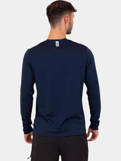 Musto M Evo Crew Sunblock férfi hosszú ujjú sport póló sötétkék színben 4