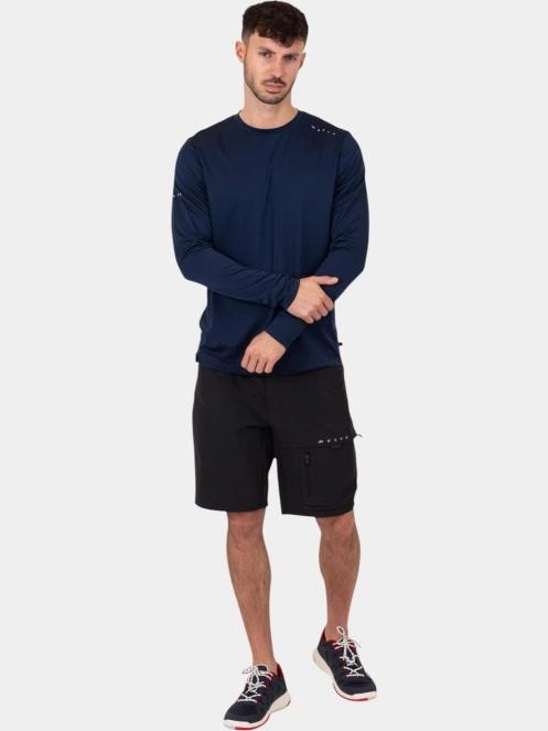 Musto M Evo Crew Sunblock férfi hosszú ujjú sport póló sötétkék színben 5