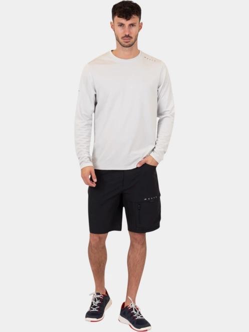 Musto M Evo Crew Sunblock férfi hosszú ujjú sport póló szürke színben 5