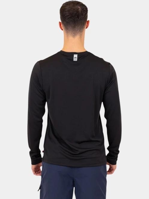 Musto M Evo Crew Sunblock férfi hosszú ujjú sport póló fekete színben 4