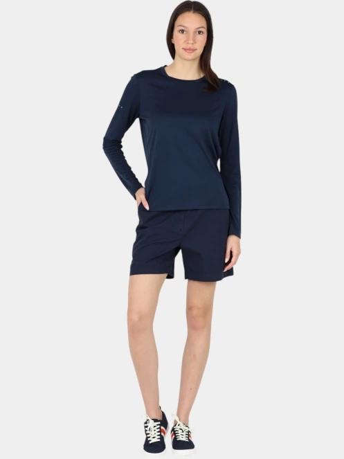 Musto W Evo Crew Sunblock Ls Tee női hosszú ujjú sport póló sötétkék színben 5