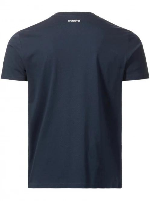 Musto M Musto Logo Tee férfi rövid ujjú póló sötétkék színben 5