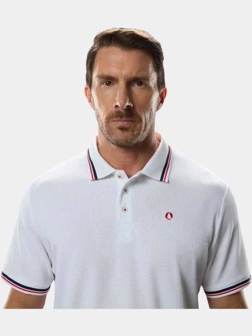 Musto M Evo Pro Lite SS Po férfi galléros póló fehér színben 4