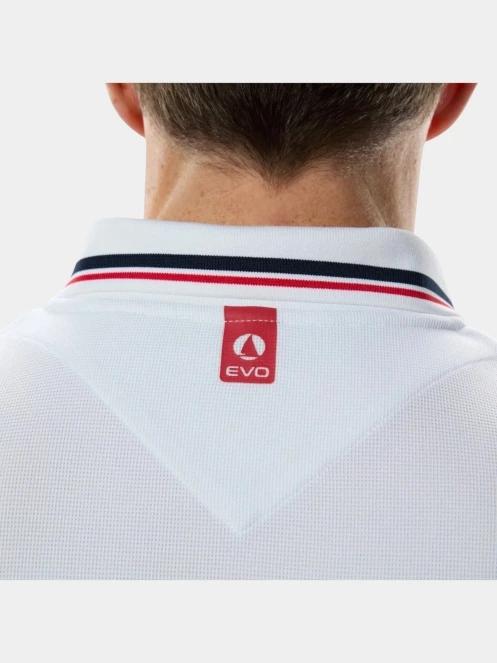 Musto M Evo Pro Lite SS Po férfi galléros póló fehér színben 6