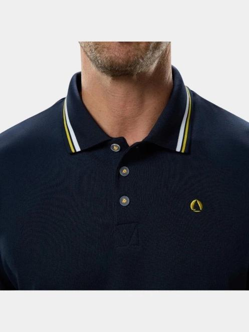 Musto M Evo Pro Lite SS Po férfi galléros póló sötétkék színben 4