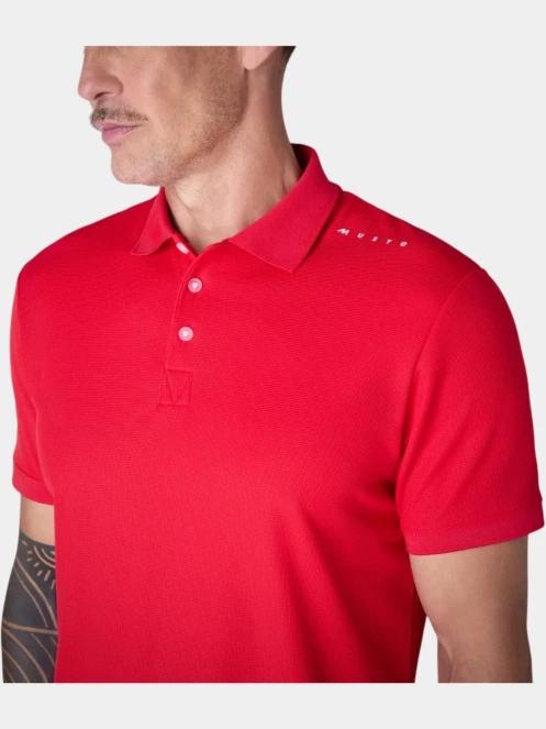 Musto M Evo Crew Pro Lite férfi galléros póló piros színben 4