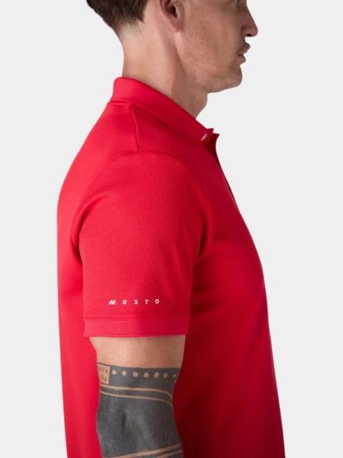 Musto M Evo Crew Pro Lite férfi galléros póló piros színben 5