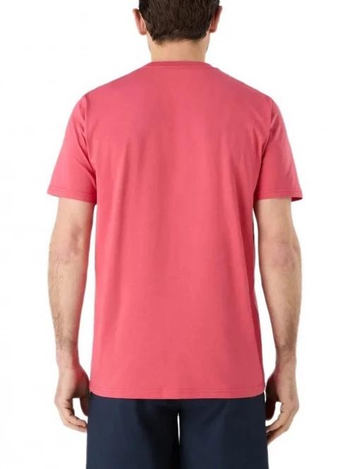 Musto M Classic Musto Ss Tee férfi rövid ujjú póló rózsaszín színben 3