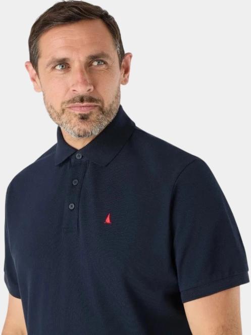 Musto M Original Ss Polo férfi galléros póló sötétkék színben 5