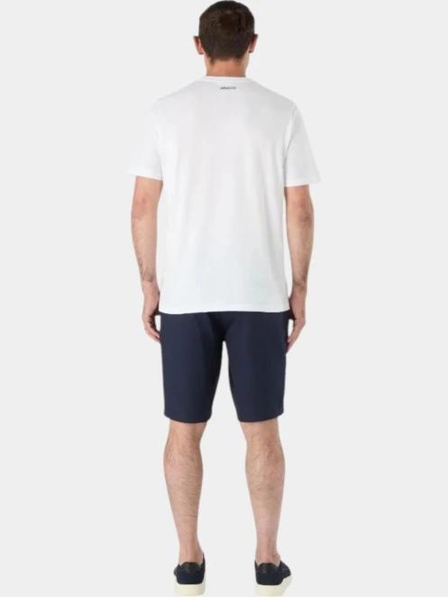 Musto M Flag Ss Tee férfi rövid ujjú póló fehér színben 4