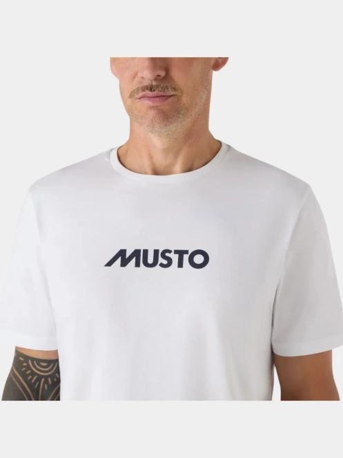 Musto M Classic SS Tee férfi rövid ujjú póló fehér színben 4