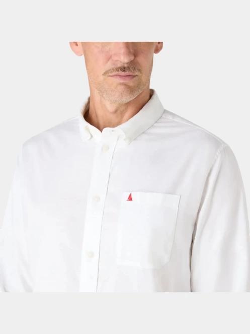 Musto M Original Oxford SH férfi hosszú ujjú ing fehér színben 4