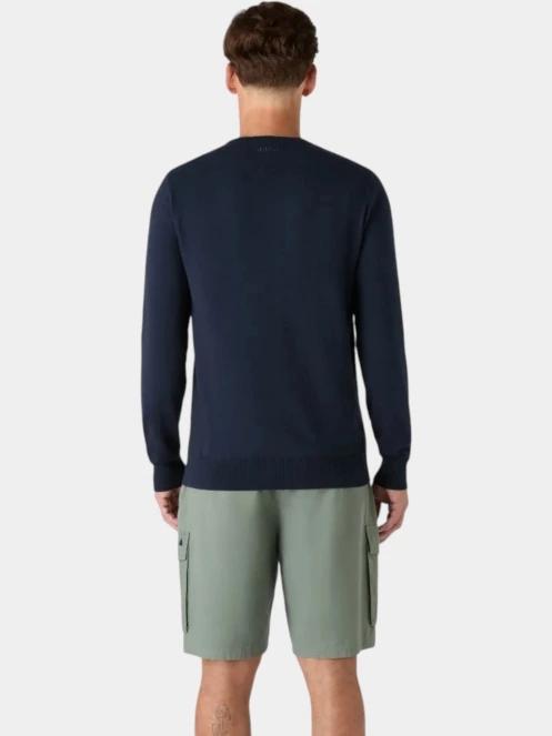 Musto M Original Lite Crew férfi pulóver sötétkék színben 3