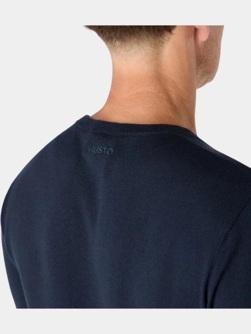 Musto M Original Lite Crew férfi pulóver sötétkék színben 5