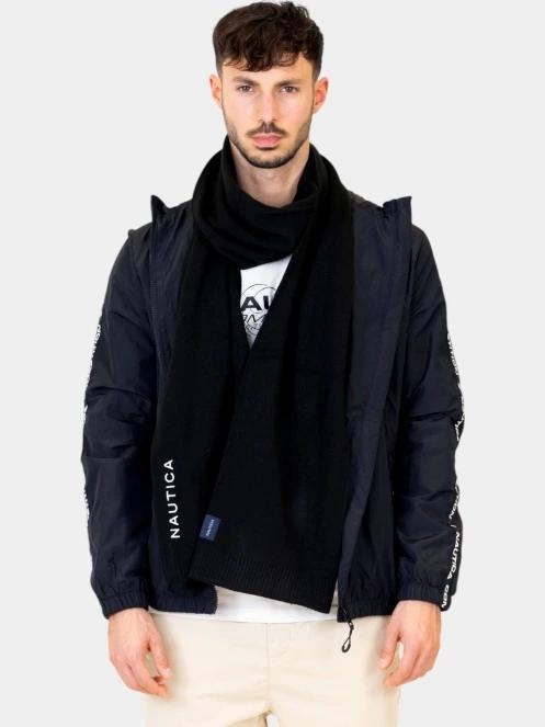 Nautica Century Scarf férfi sál fekete színben 3
