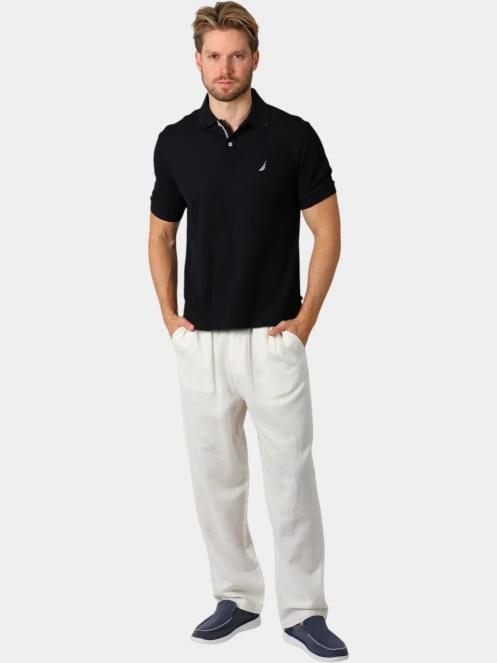 Nautica Cabin Polo Shirt férfi galléros póló fekete színben 5