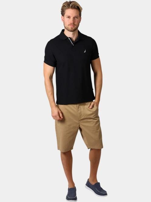 Nautica Cast Polo Shirt férfi galléros póló fekete színben 5