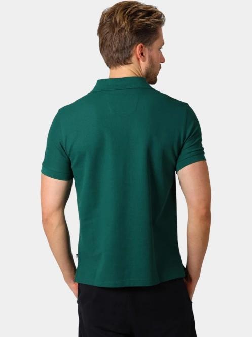 Nautica Cast Polo Shirt férfi galléros póló sötétzöld színben 4