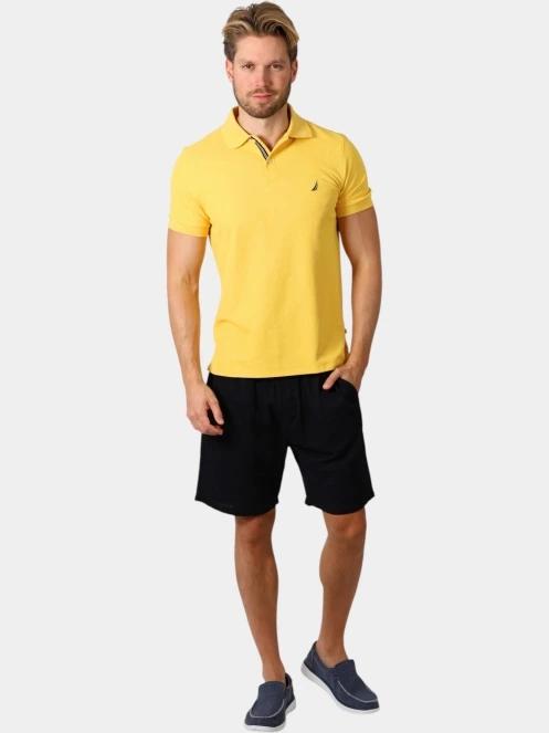 Nautica Cast Polo Shirt férfi galléros póló sárga színben 5