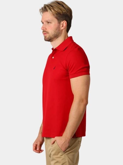 Nautica Cast Polo Shirt férfi galléros póló piros színben 3