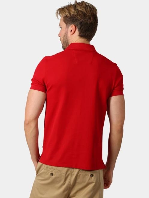 Nautica Cast Polo Shirt férfi galléros póló piros színben 4
