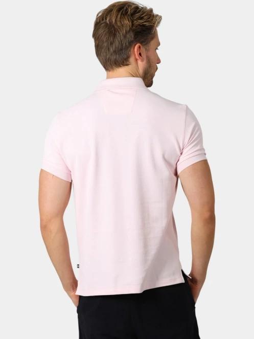 Nautica Cast Polo Shirt férfi galléros póló rózsaszín színben 4